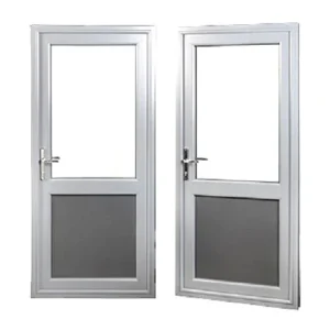 Modern mirrored sliding doors with sleek frames and elegant interior design